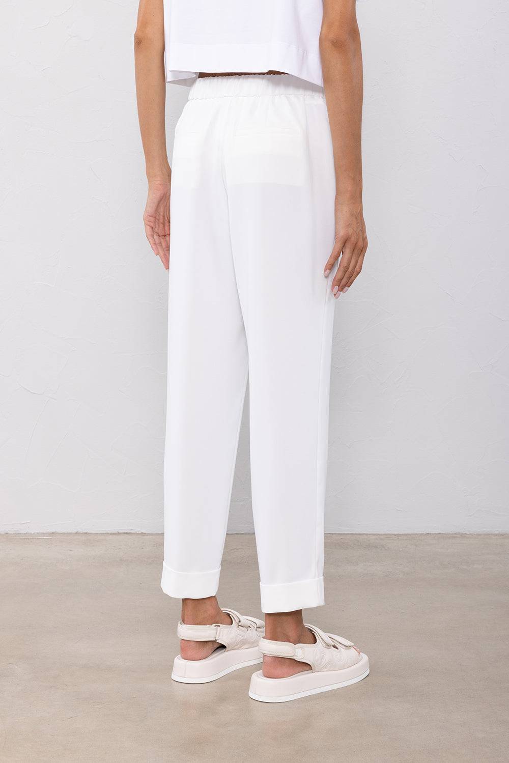 Peserico Pantalone in cady crepe tecnico Qualità Garantita