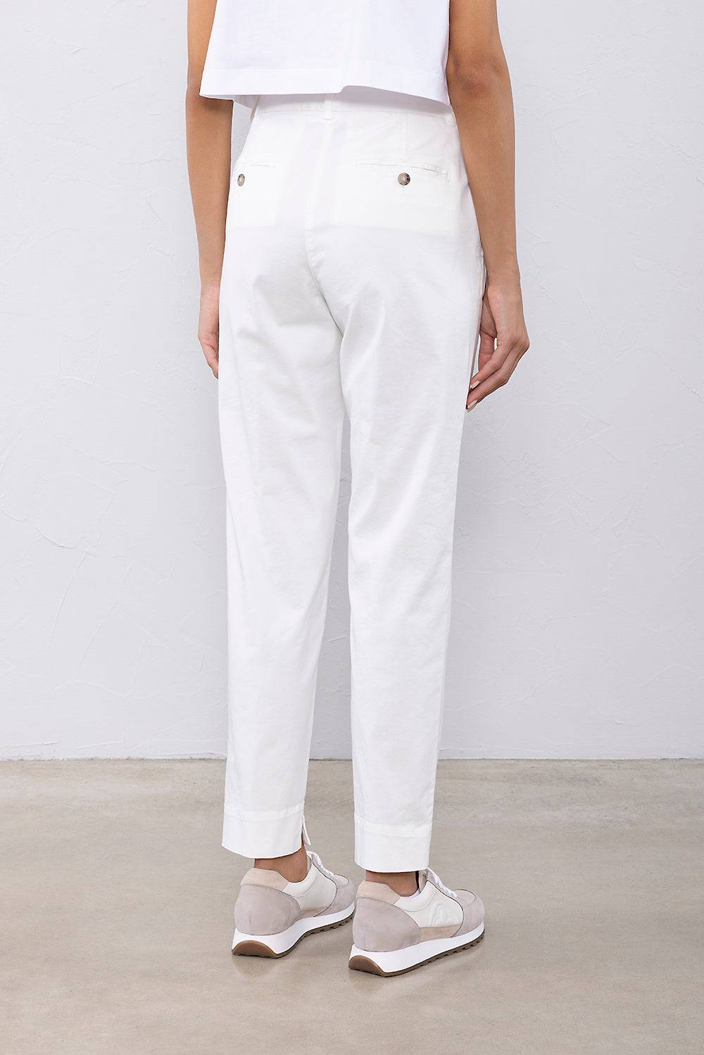 Peserico Pantalone in gabardine leggera di cotone Promozione Limitata