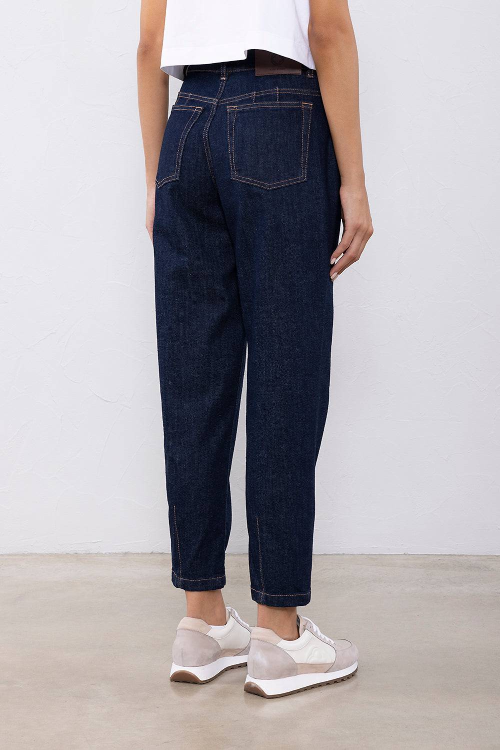 Peserico Pantalone in leggero denim in cotone comfort Affare Del Giorno