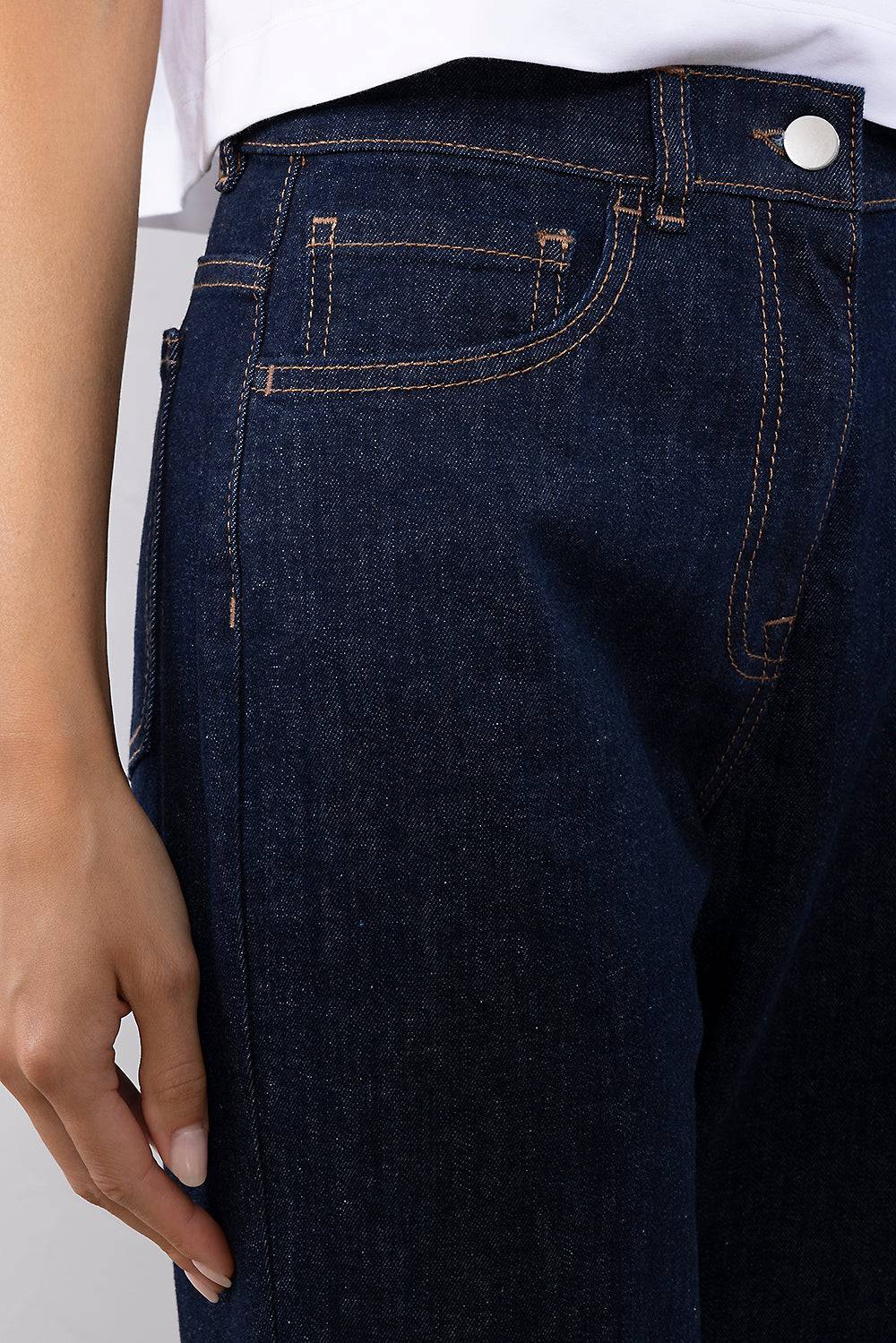 Peserico Pantalone in leggero denim in cotone comfort Affare Del Giorno