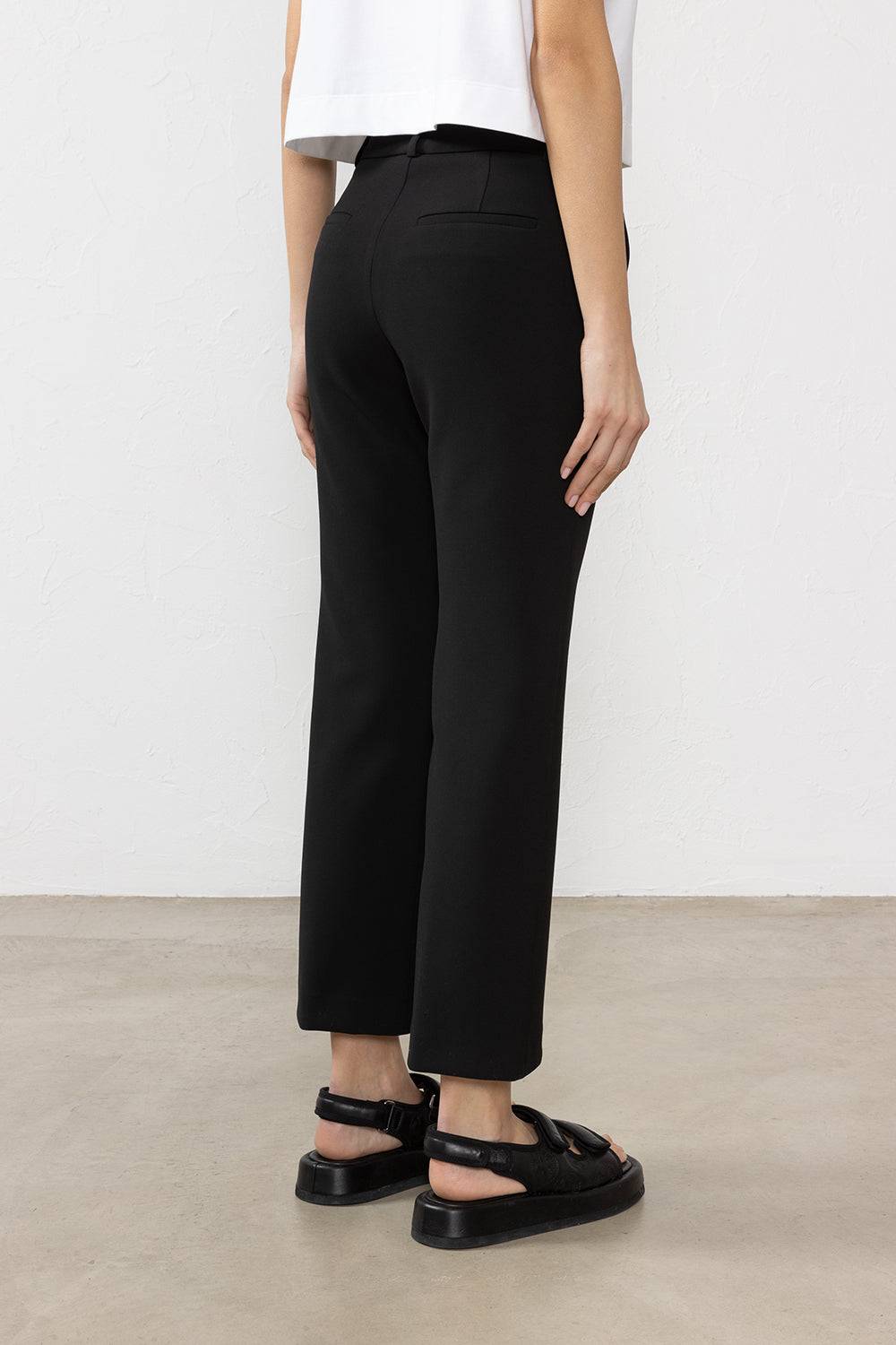 Peserico Pantalone in tela doppia di viscosa e cotone stretch Novità