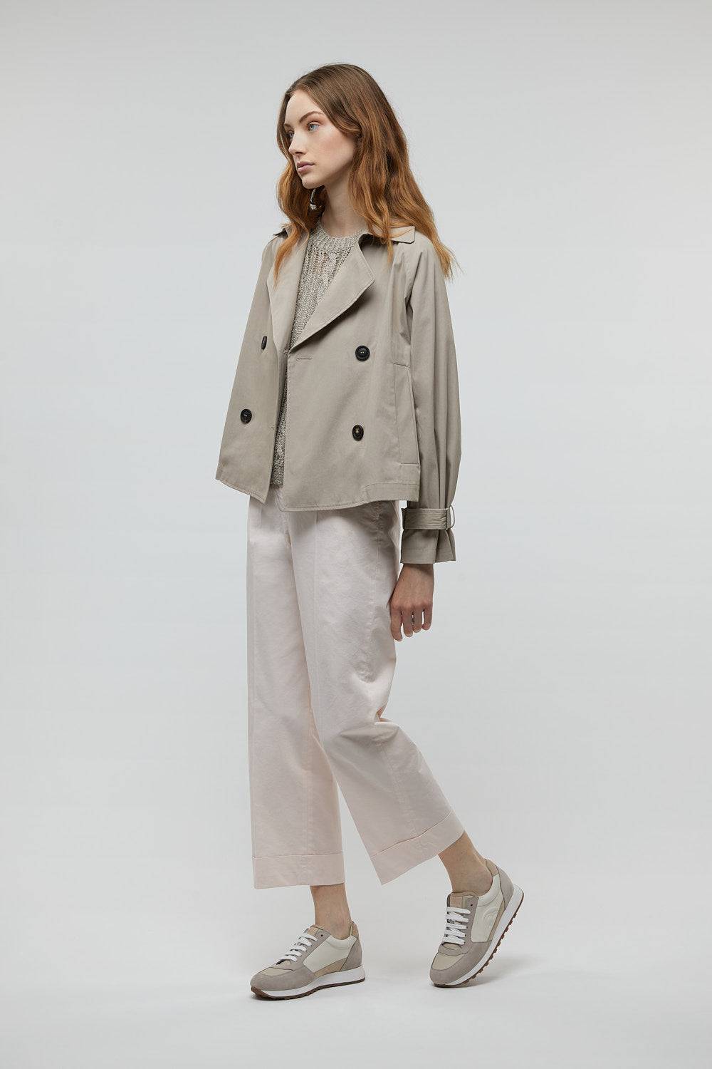 Peserico Pantalone dritto alla caviglia con risvolto Sconto