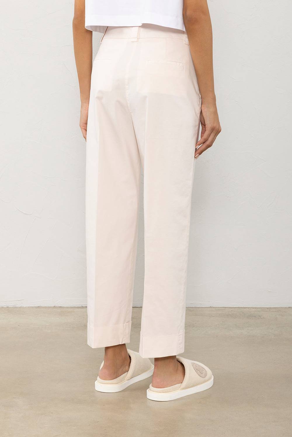 Peserico Pantalone dritto alla caviglia con risvolto Sconto