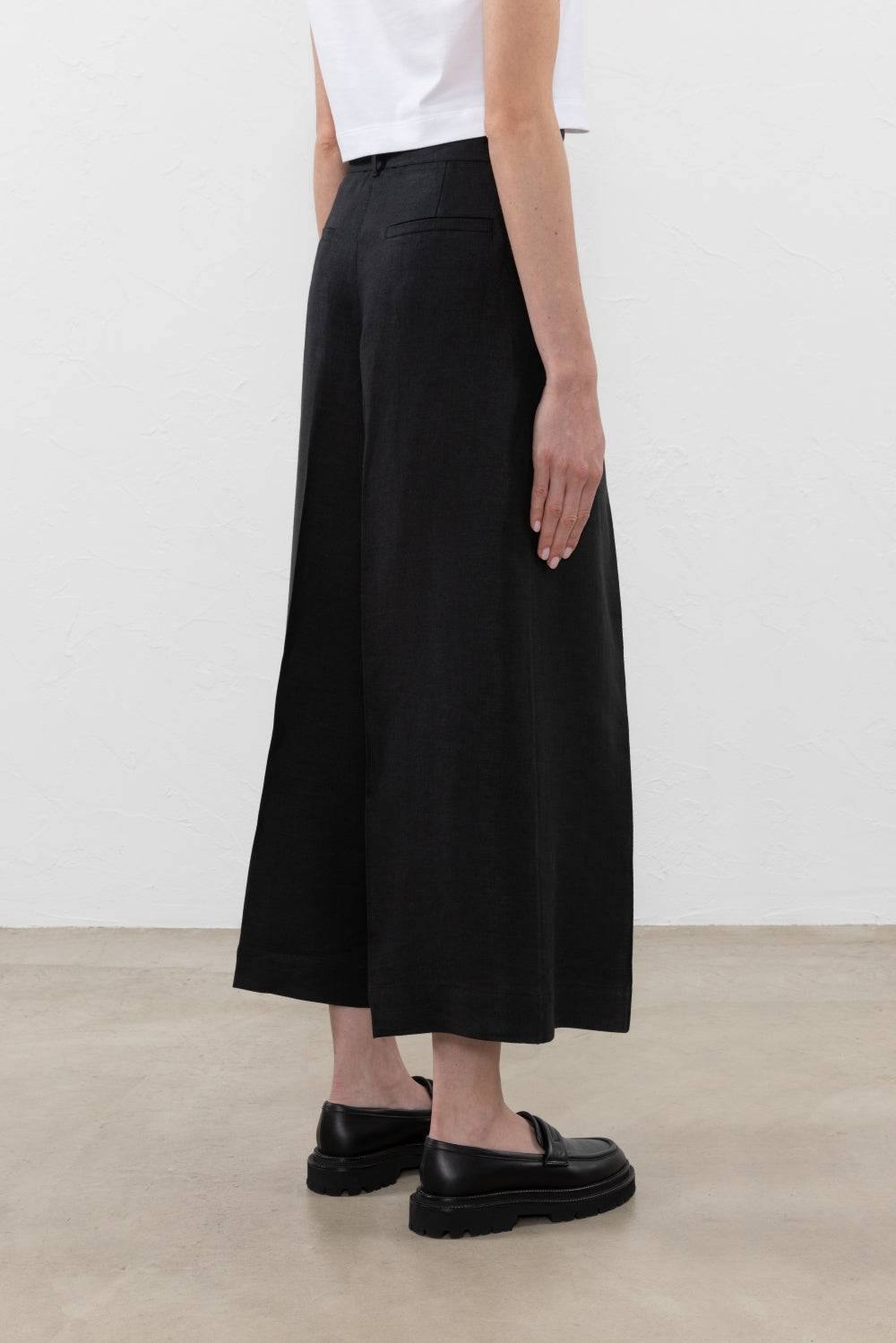 Peserico Pantalone in gabardina di puro lino Economico
