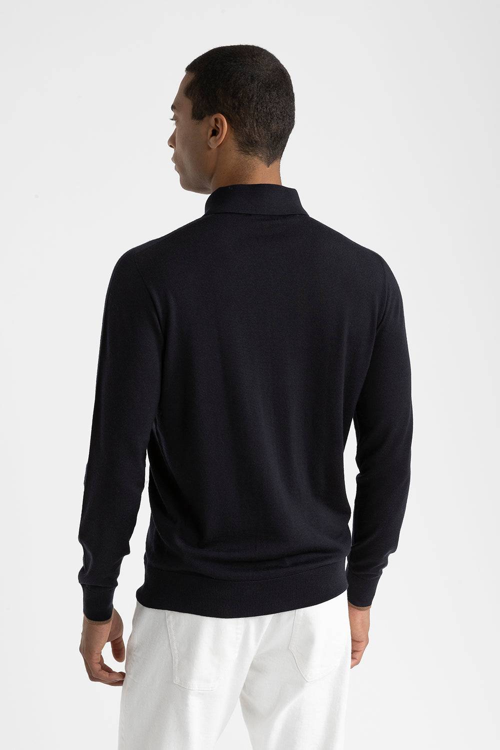 Peserico Maglia scollo a polo in pura lana vergine I Più Venduti