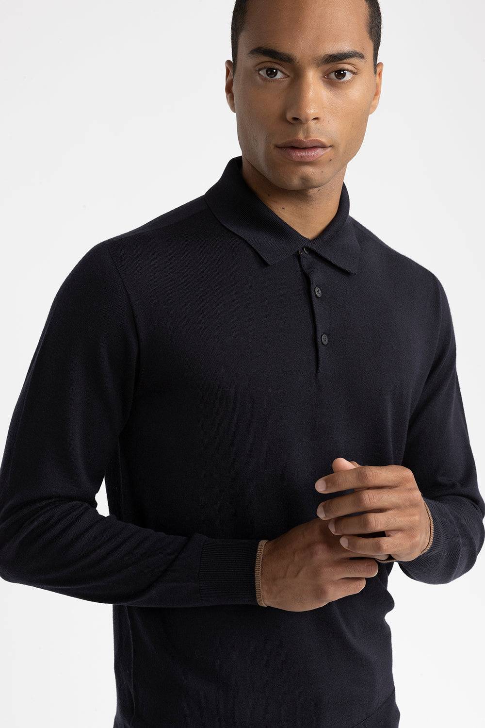 Peserico Maglia scollo a polo in pura lana vergine I Più Venduti