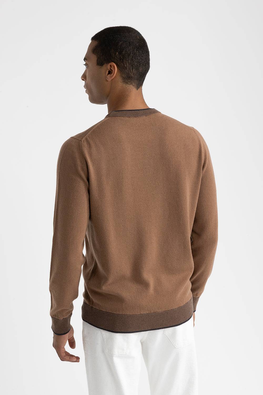 Peserico Maglia girocollo in lana, seta e cashmere Negozio