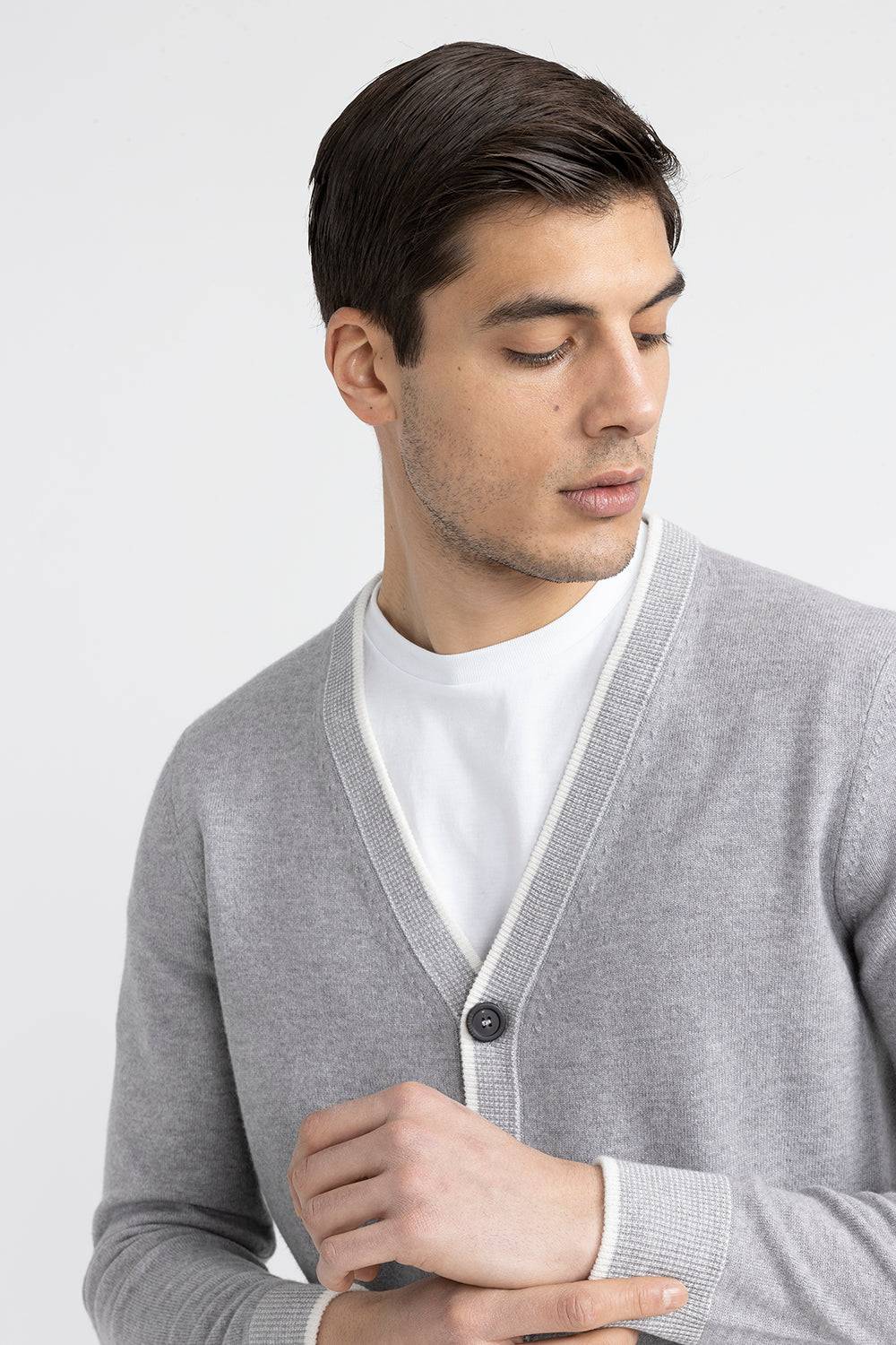Peserico Cardigan in lana, seta e cashmere Moda