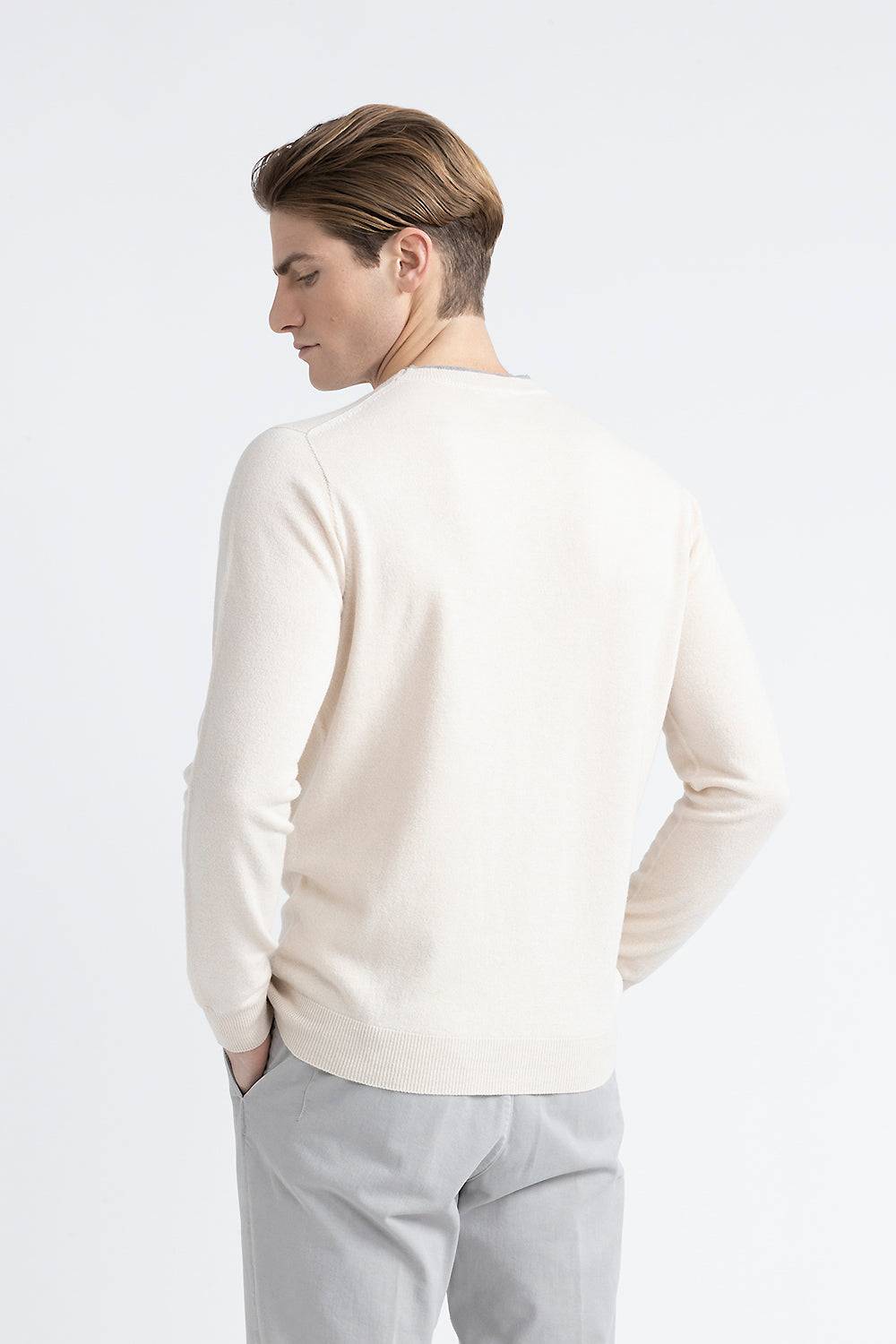 Peserico Maglia in filato in lana, seta e cashmere Italy
