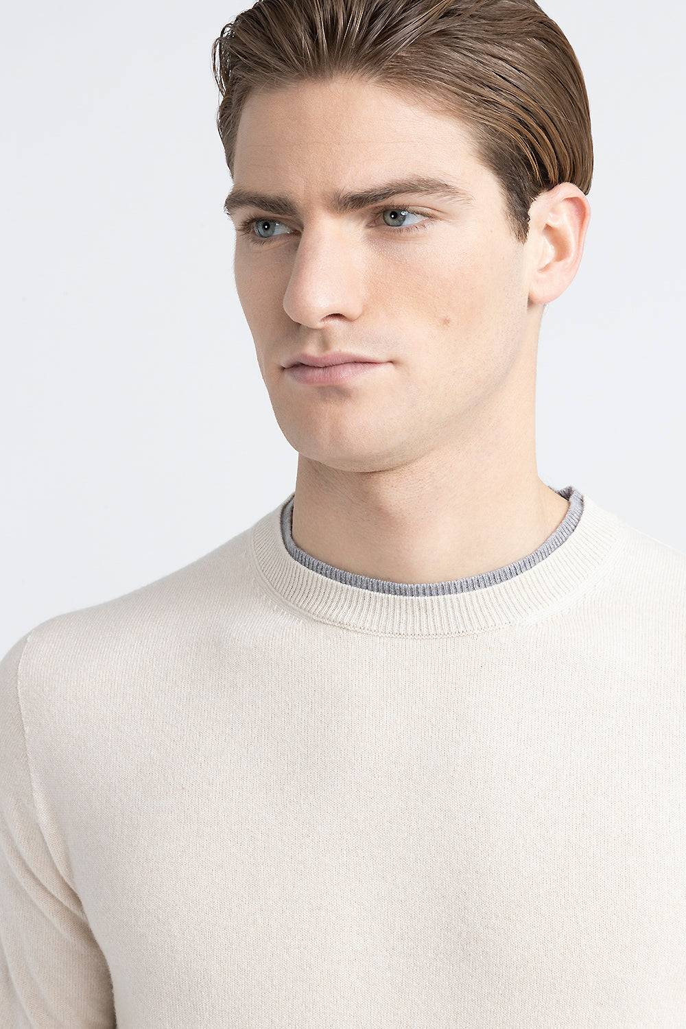 Peserico Maglia in filato in lana, seta e cashmere Italy