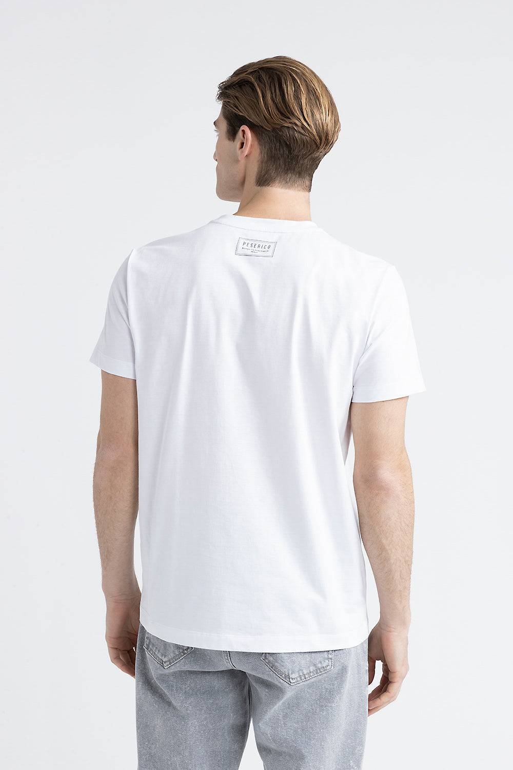 Peserico T-shirt in morbido jersey di puro cotone Moda