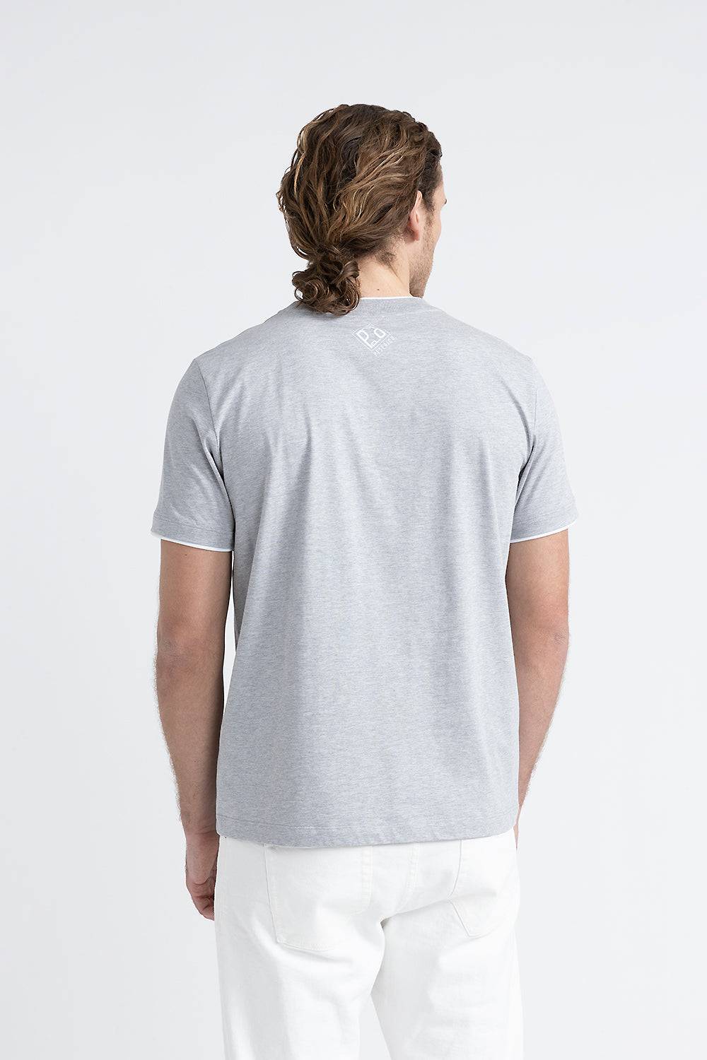 Peserico T-shirt in morbido jersey di puro cotone Nuovo
