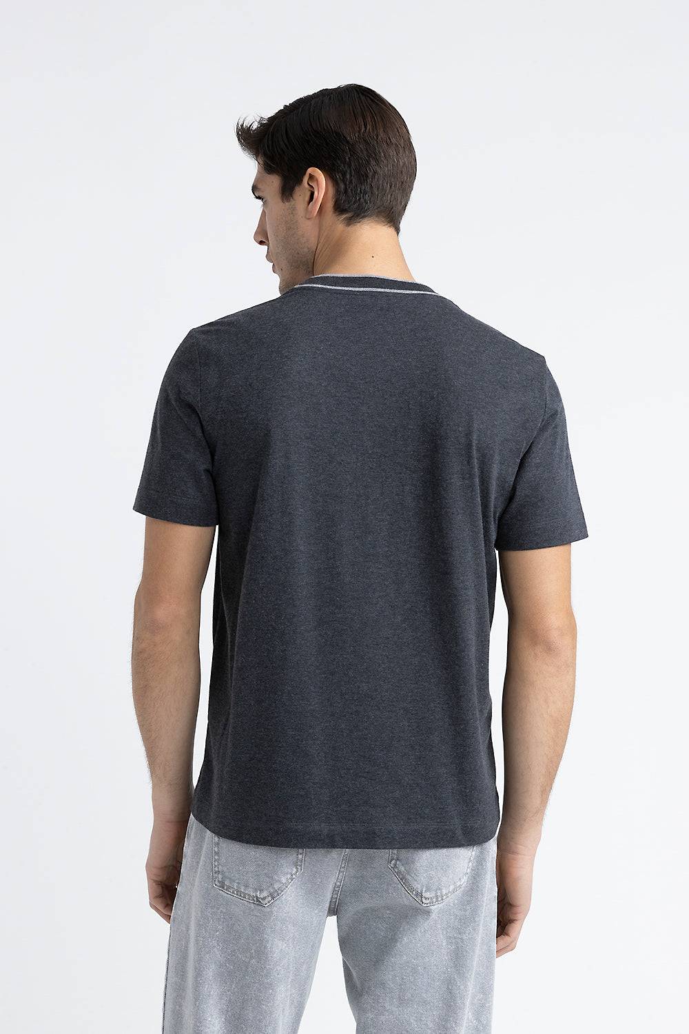 Peserico T-shirt in jersey di cotone e cashmere Spedizione Gratuita