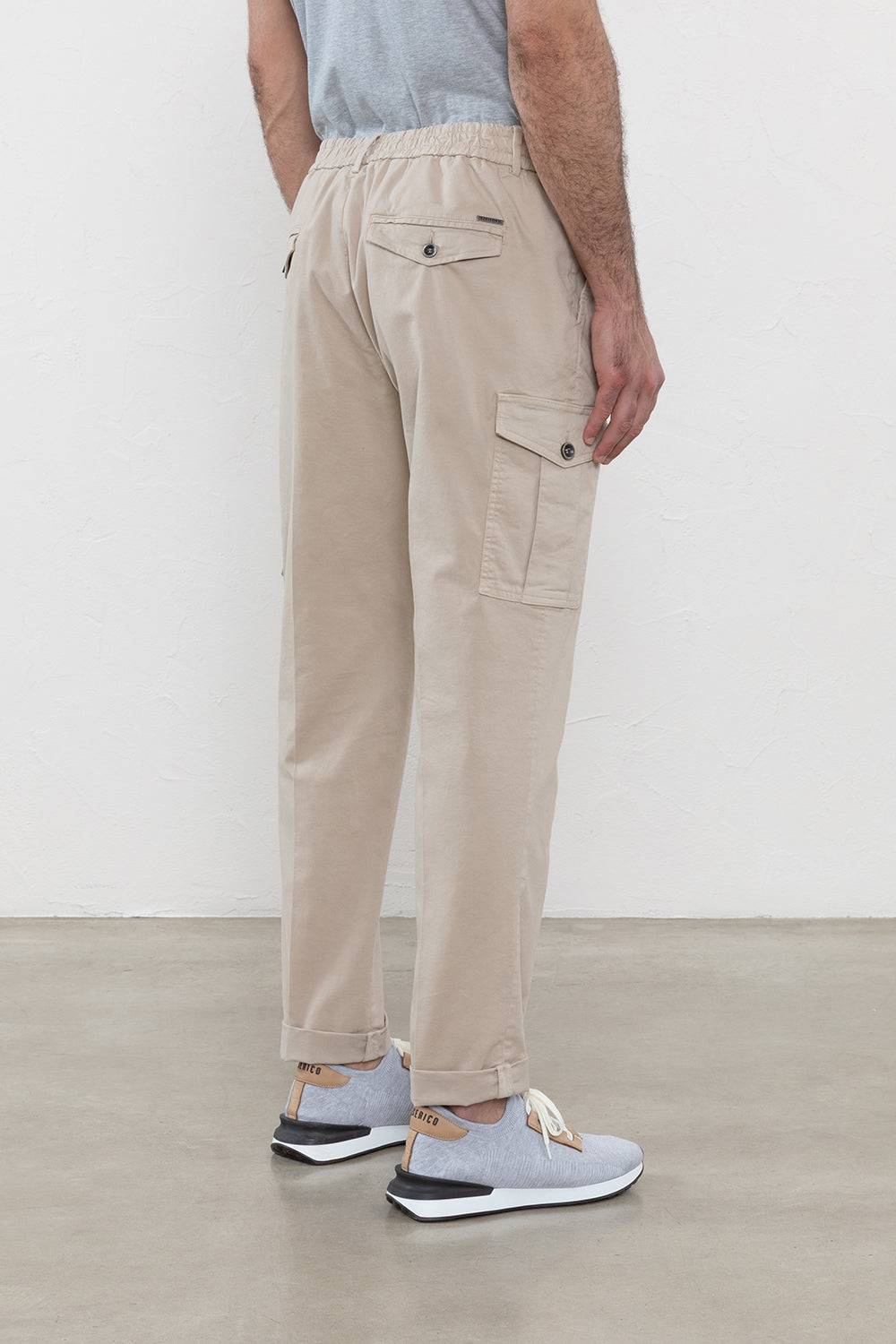 Peserico Pantalone chino in gabardina di cotone stretch Negozi Online