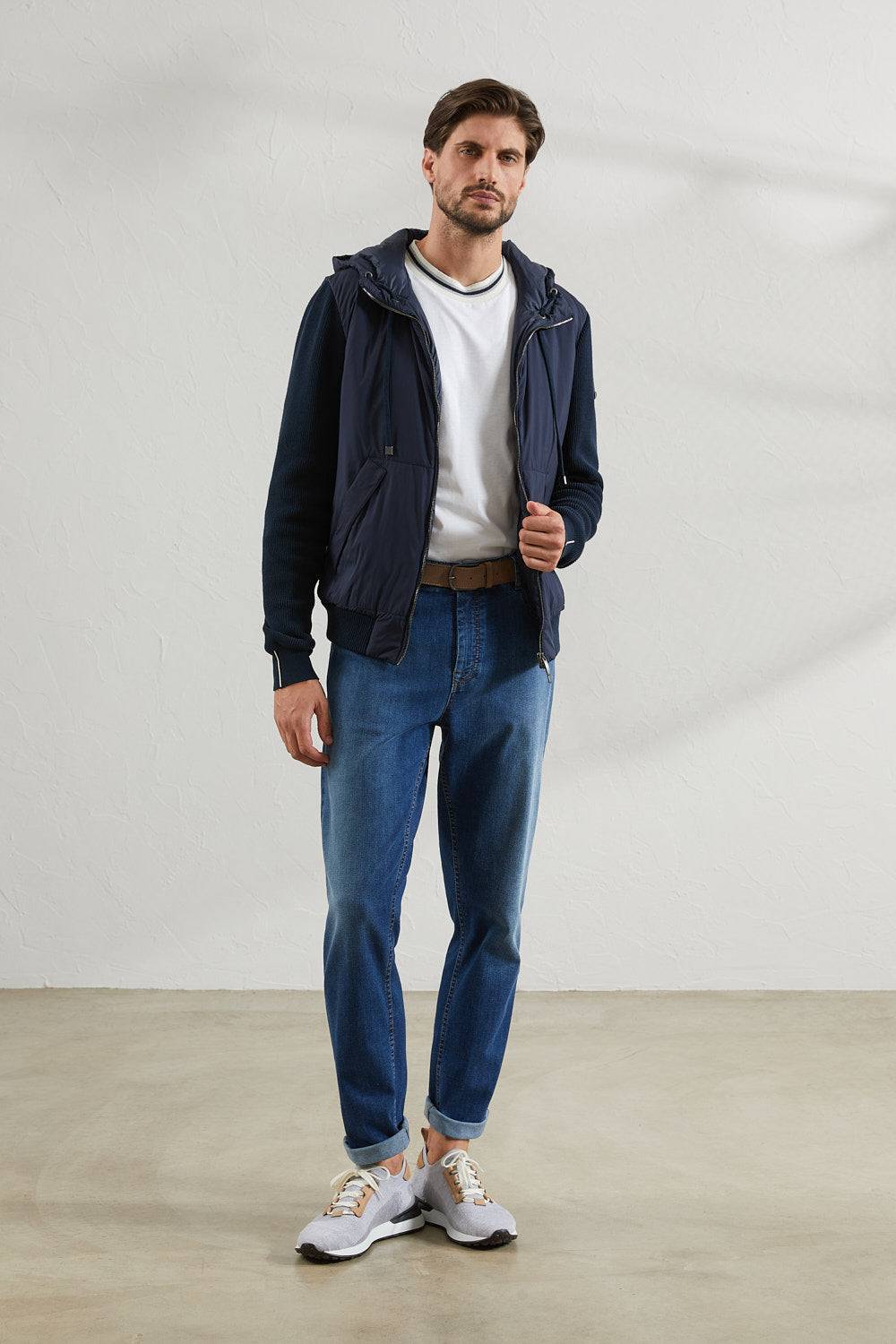 Peserico Pantalone in leggero denim di cotone Fino Al -60%