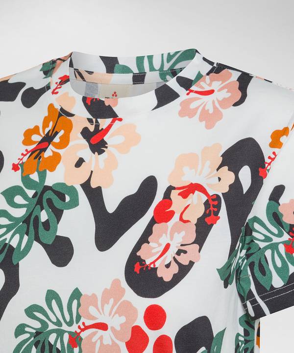 Peuterey T-shirt con stampa all over In Linea