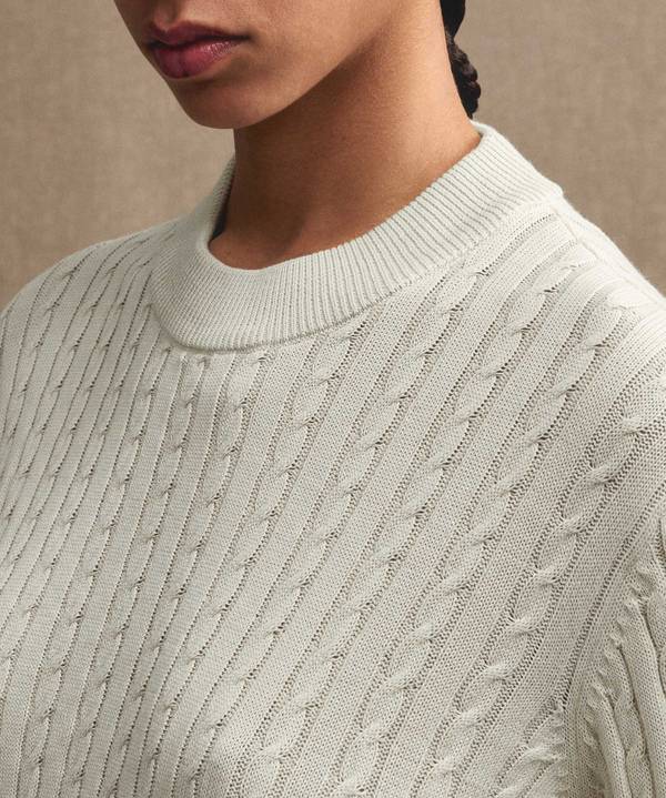Peuterey Maglia a treccia in tricot di cotone Spedizione Gratuita