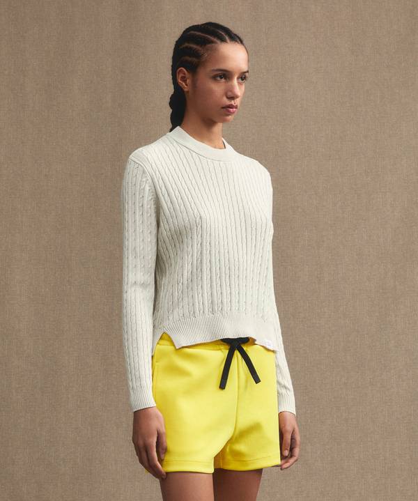 Peuterey Maglia a treccia in tricot di cotone Spedizione Gratuita