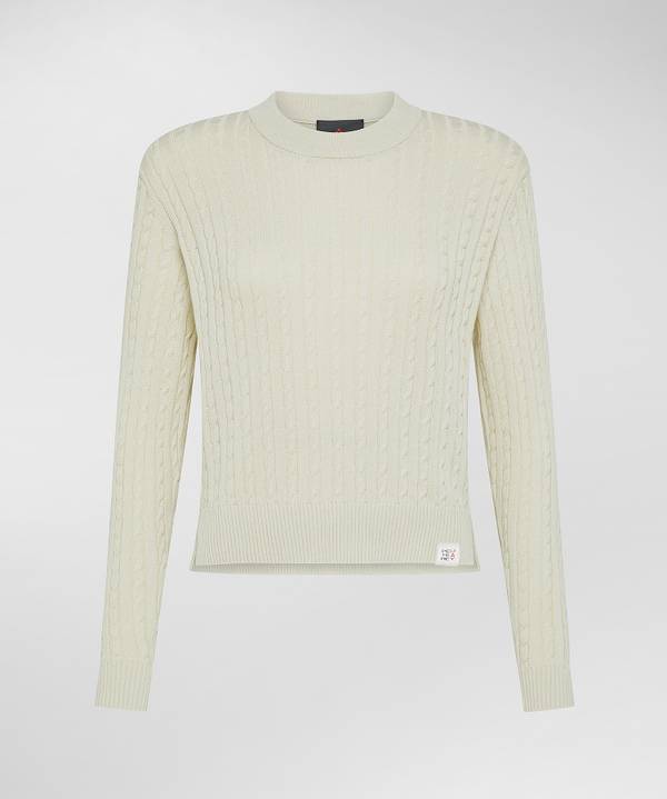 Peuterey Maglia a treccia in tricot di cotone Spedizione Gratuita