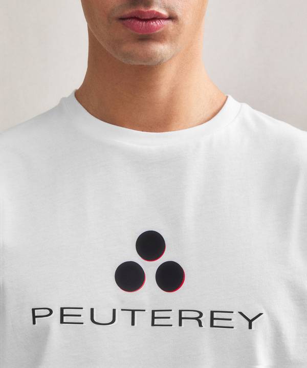 Peuterey T-shirt logata di cotone Vendita Calda