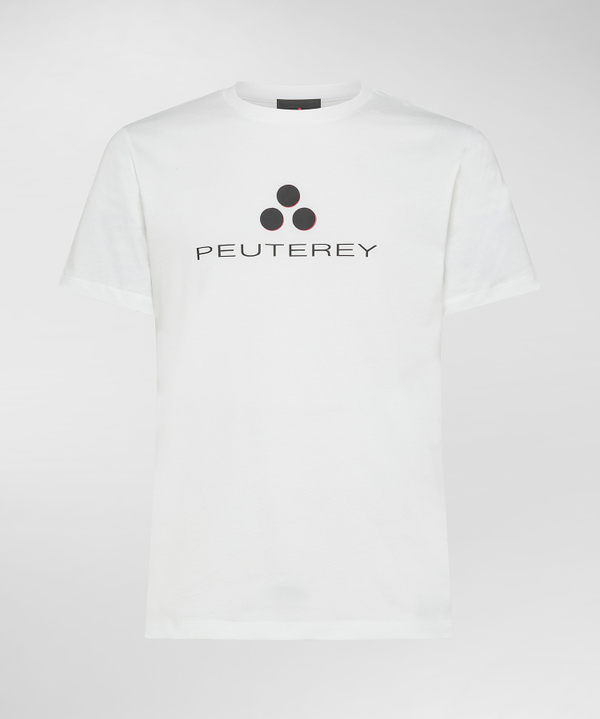 Peuterey T-shirt logata di cotone Vendita Calda