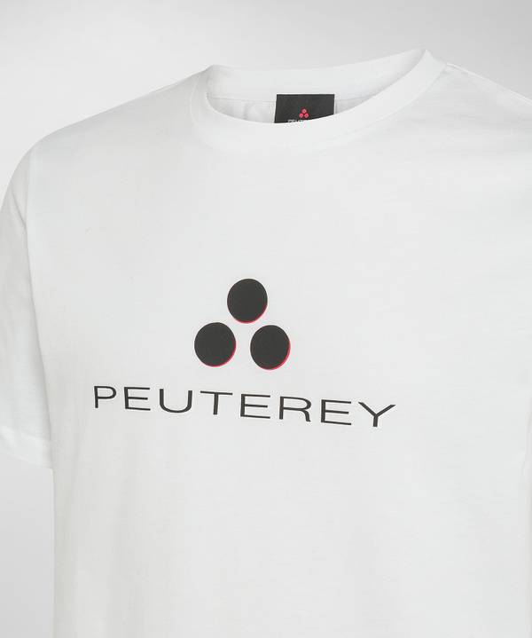 Peuterey T-shirt logata di cotone Vendita Calda