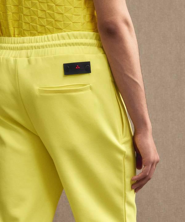 Peuterey Pantaloni joggers in cotone stretch con nastrature Sottocosto