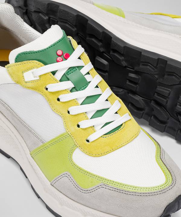 Peuterey Sneakers in pelle con dettagli nylon e nappa Convenienza