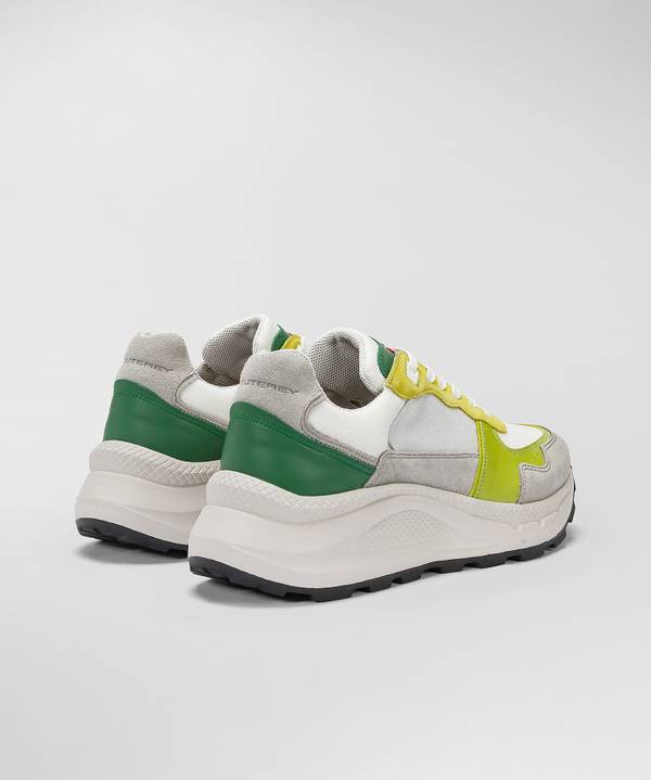 Peuterey Sneakers in pelle con dettagli nylon e nappa Convenienza
