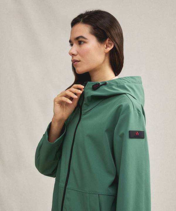 Peuterey Parka fishtail in nylon stretch In Vendita