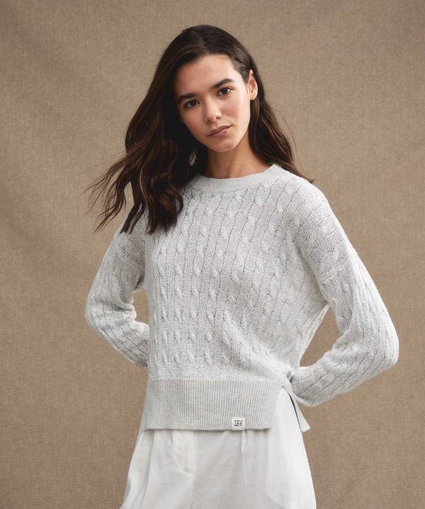 Peuterey Maglia a trecce con paillettes Hotsell