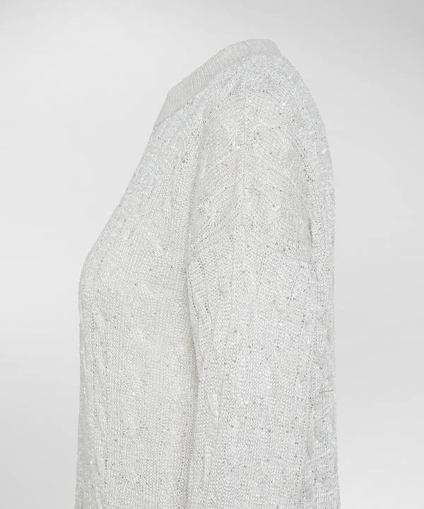 Peuterey Maglia a trecce con paillettes Hotsell