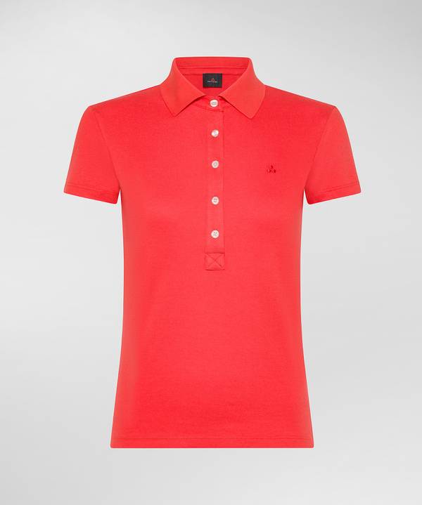 Peuterey Polo morbida in piquet Vendita Calda