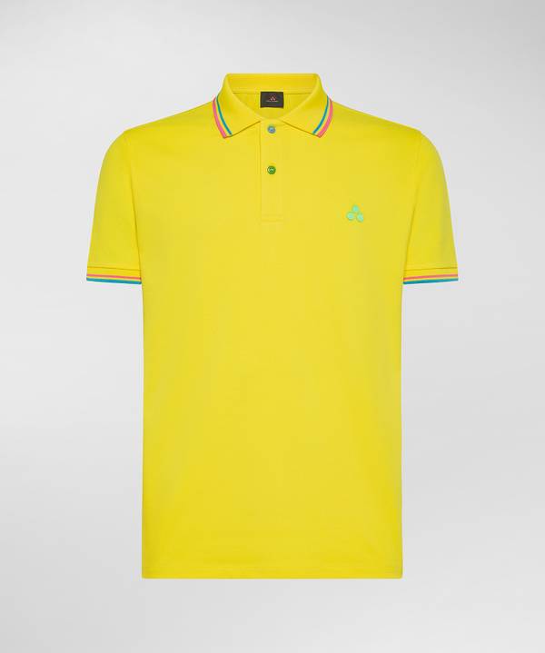 Peuterey Polo in piquet con dettagli fluo I Più Venduti