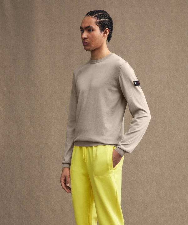 Peuterey Maglia tricot con logo ricamato Vendite Flash