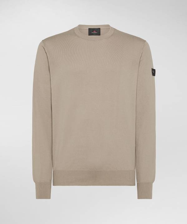 Peuterey Maglia tricot con logo ricamato Vendite Flash