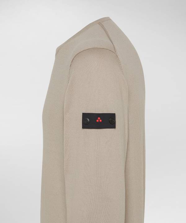 Peuterey Maglia tricot con logo ricamato Vendite Flash