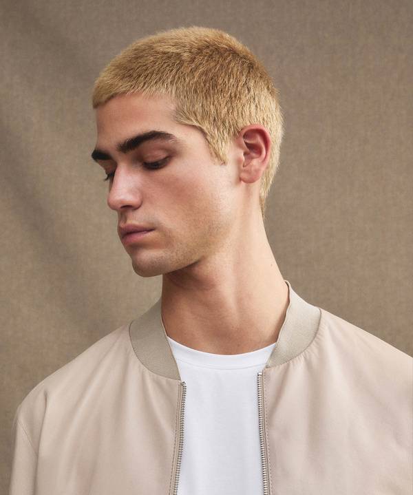 Peuterey Giacca bomber in pelle In Saldo