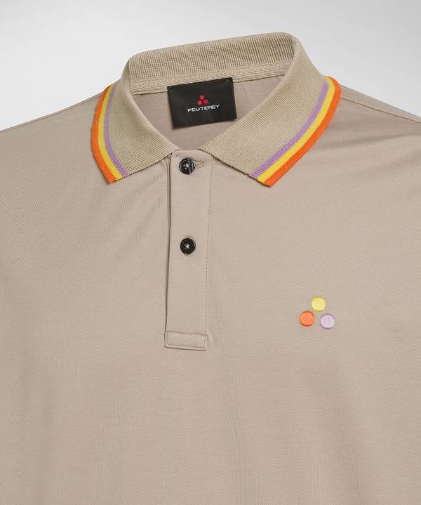 Peuterey Polo in piquet stretch di cotone e seta 2025
