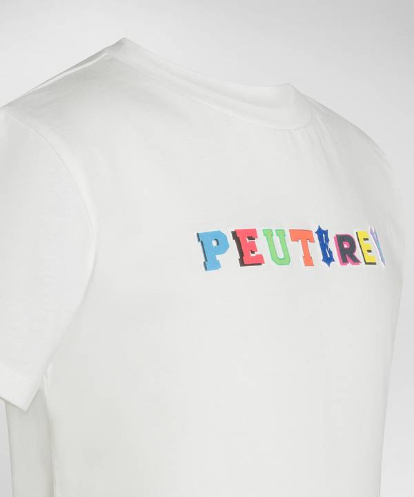 Peuterey T-shirt in cotone con stampa Offerta