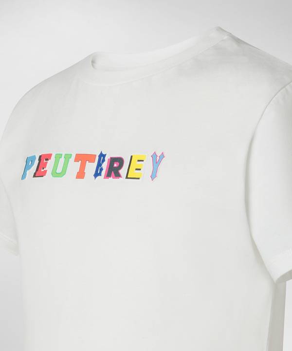 Peuterey T-shirt in cotone con stampa Offerta