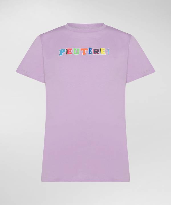 Peuterey T-shirt in cotone con stampa Economico