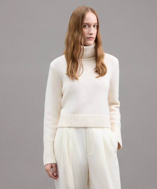 Peuterey Maglia Collo Alto In Misto Cachemire Saldi