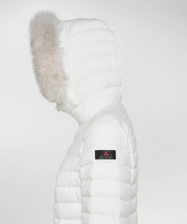 Peuterey Piumino Slim Con Pelliccia Vendita Calda