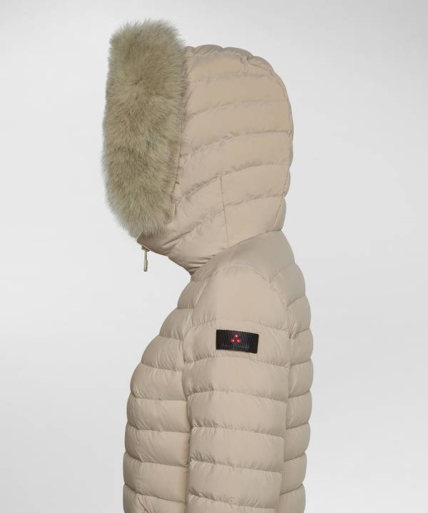Peuterey Piumino Slim Con Pelliccia Negozio