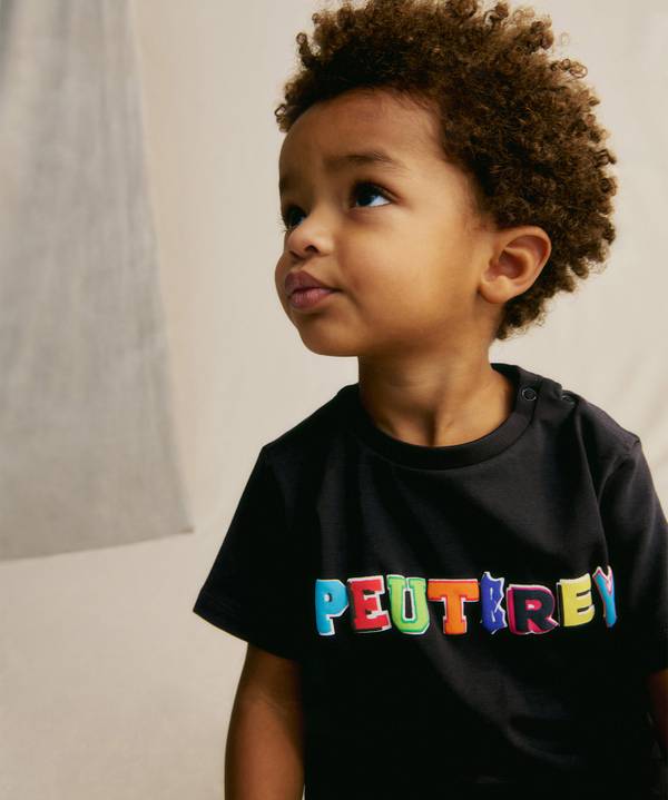 Peuterey T-shirt con scritta multicolor Qualità Garantita