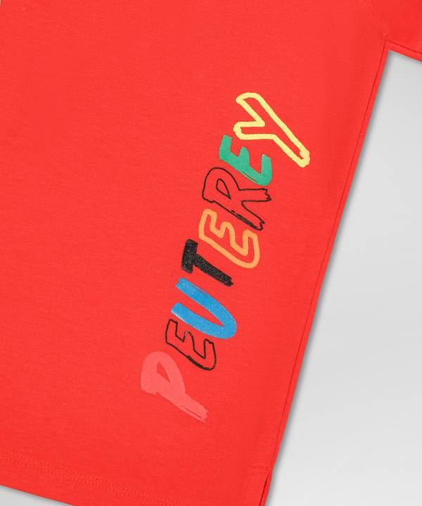 Peuterey T-shirt con stampa sul retro Negozi Online