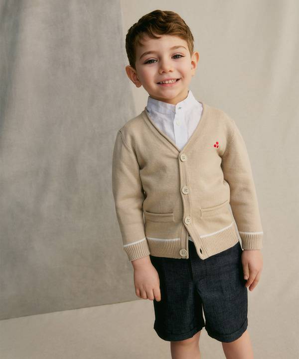 Peuterey Cardigan in tricot di cotone Promozione Limitata