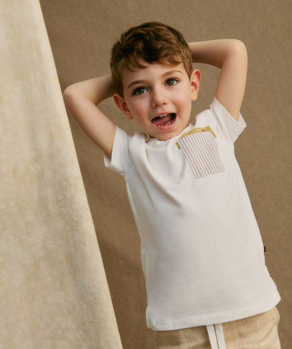 Peuterey T-shirt con taschino rigato Prezzo Ridotto