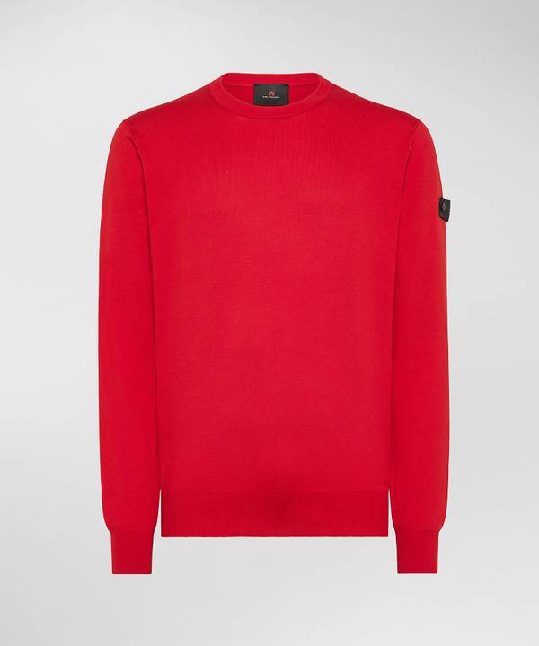 Peuterey Maglia tricot con logo ricamato Pezzi Unici